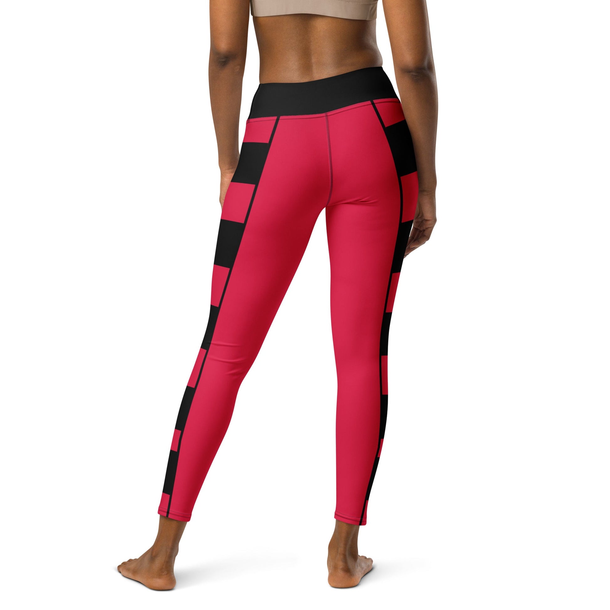 The Red Descendant Yoga Leggings adult red costumedescendants costumeWrong Lever Clothing