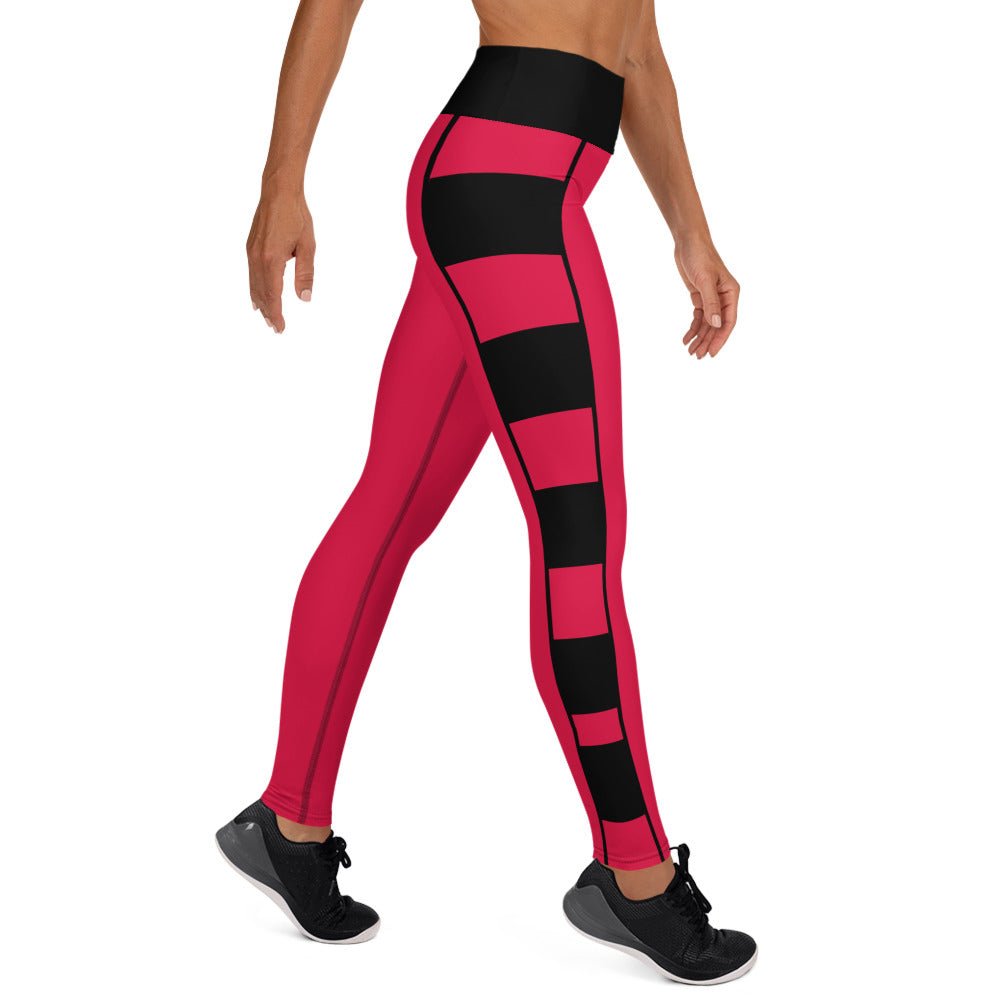 The Red Descendant Yoga Leggings adult red costumedescendants costumeWrong Lever Clothing