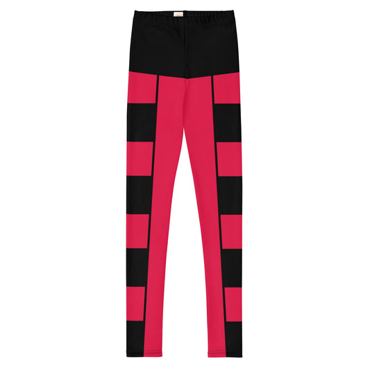 The Red Descendant Youth Leggings descedantsdisney birthdayWrong Lever Clothing