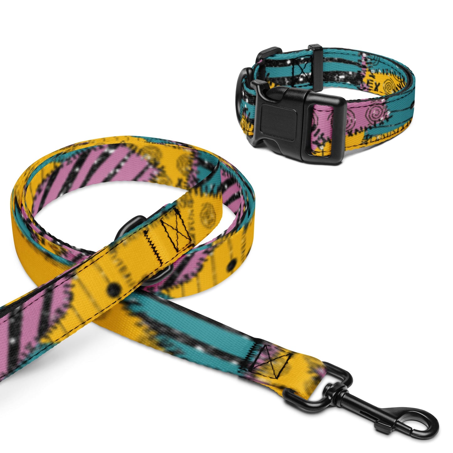 The Sally Pet collar & leash character collarcharacter styleWrong Lever Clothing