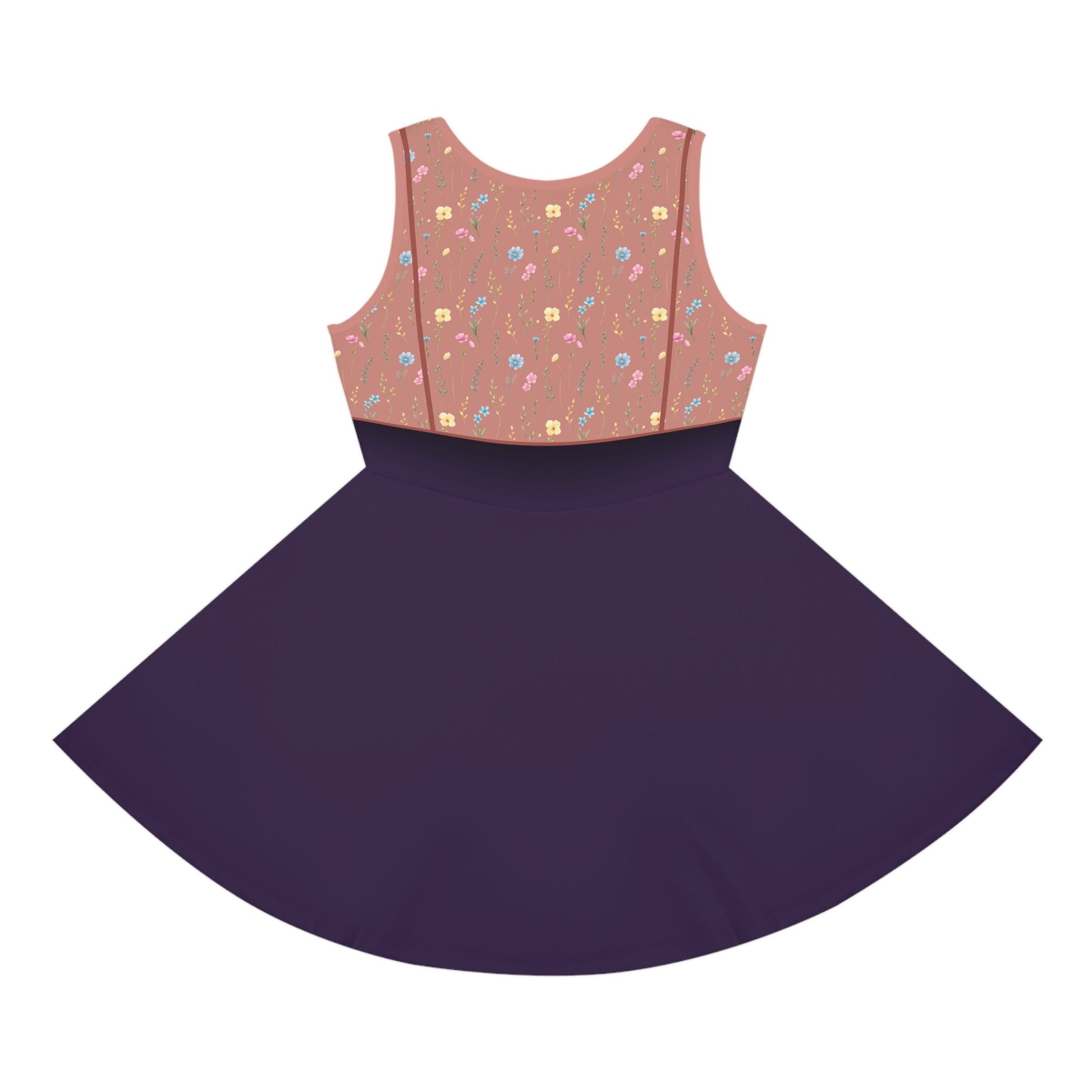 The Sarah Girls' Sleeveless Sundress All Over PrintAOPkids dressWrong Lever Clothing