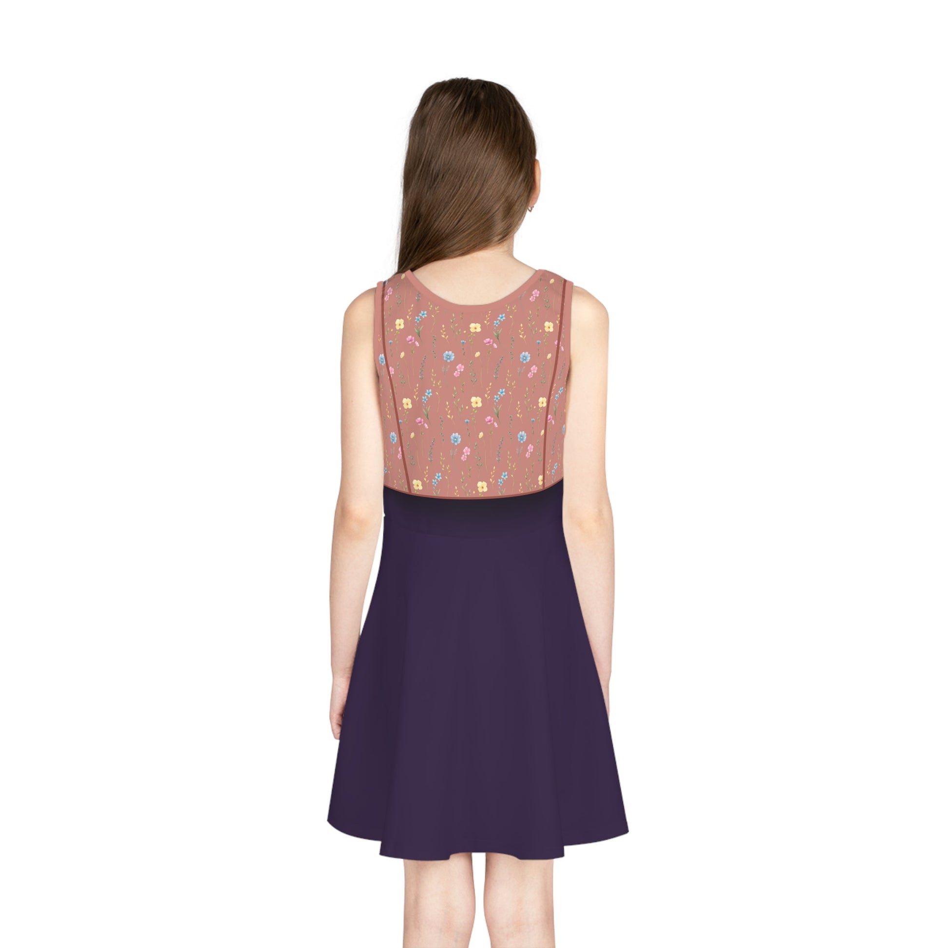 The Sarah Girls' Sleeveless Sundress All Over PrintAOPkids dressWrong Lever Clothing