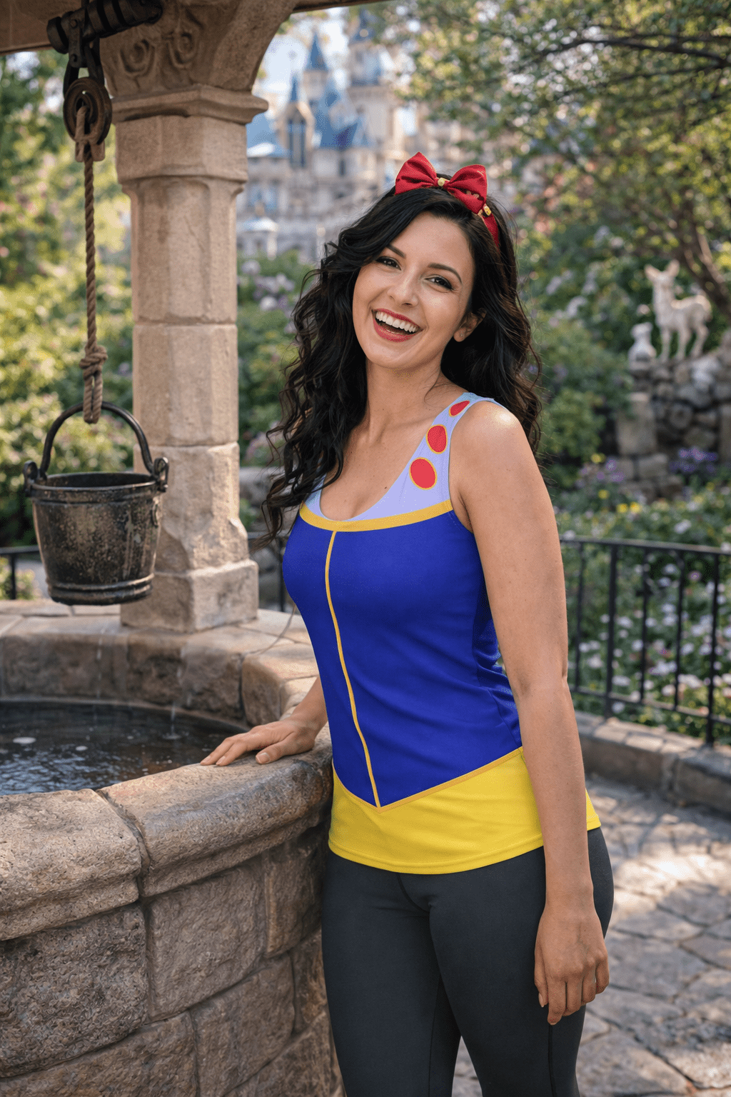 The Snow Tank Top adult snow whiteathletic princess styleAdult T-ShirtWrong Lever Clothing