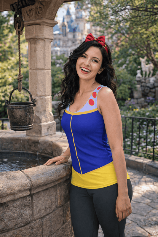 The Snow Tank Top adult snow whiteathletic princess styleAdult T-ShirtWrong Lever Clothing