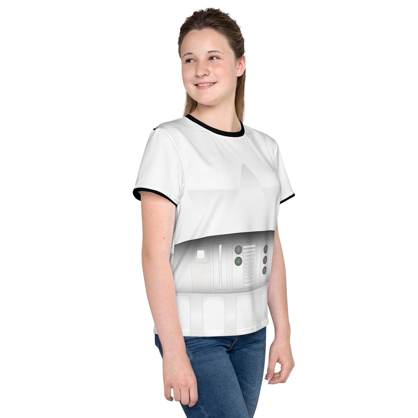 The Stormtrooper Youth crew neck t-shirt cosplaydisney kidKids T-ShirtWrong Lever Clothing
