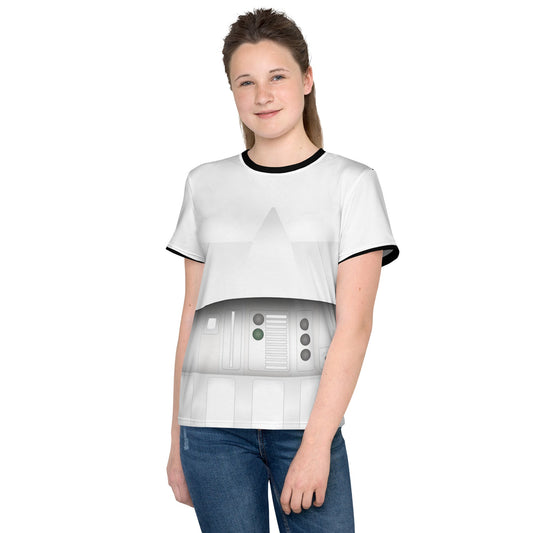 The Stormtrooper Youth crew neck t-shirt cosplaydisney kidKids T-ShirtWrong Lever Clothing