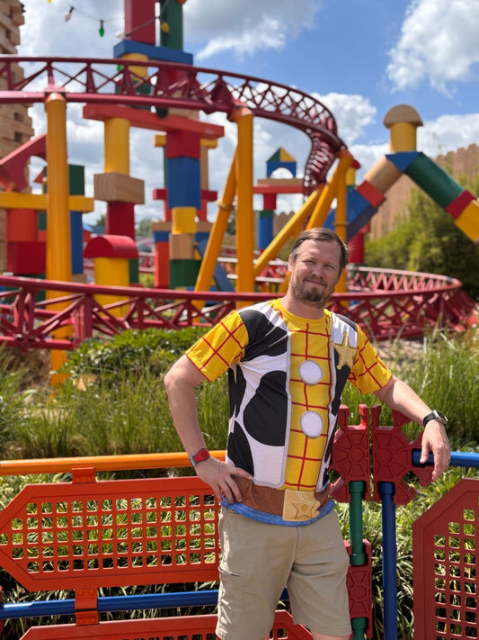 The Toy Cowboy Unisex Tee - Running Costume, Cosplay, Bounding active wearAll Over PrintAdult T-ShirtWrong Lever Clothing