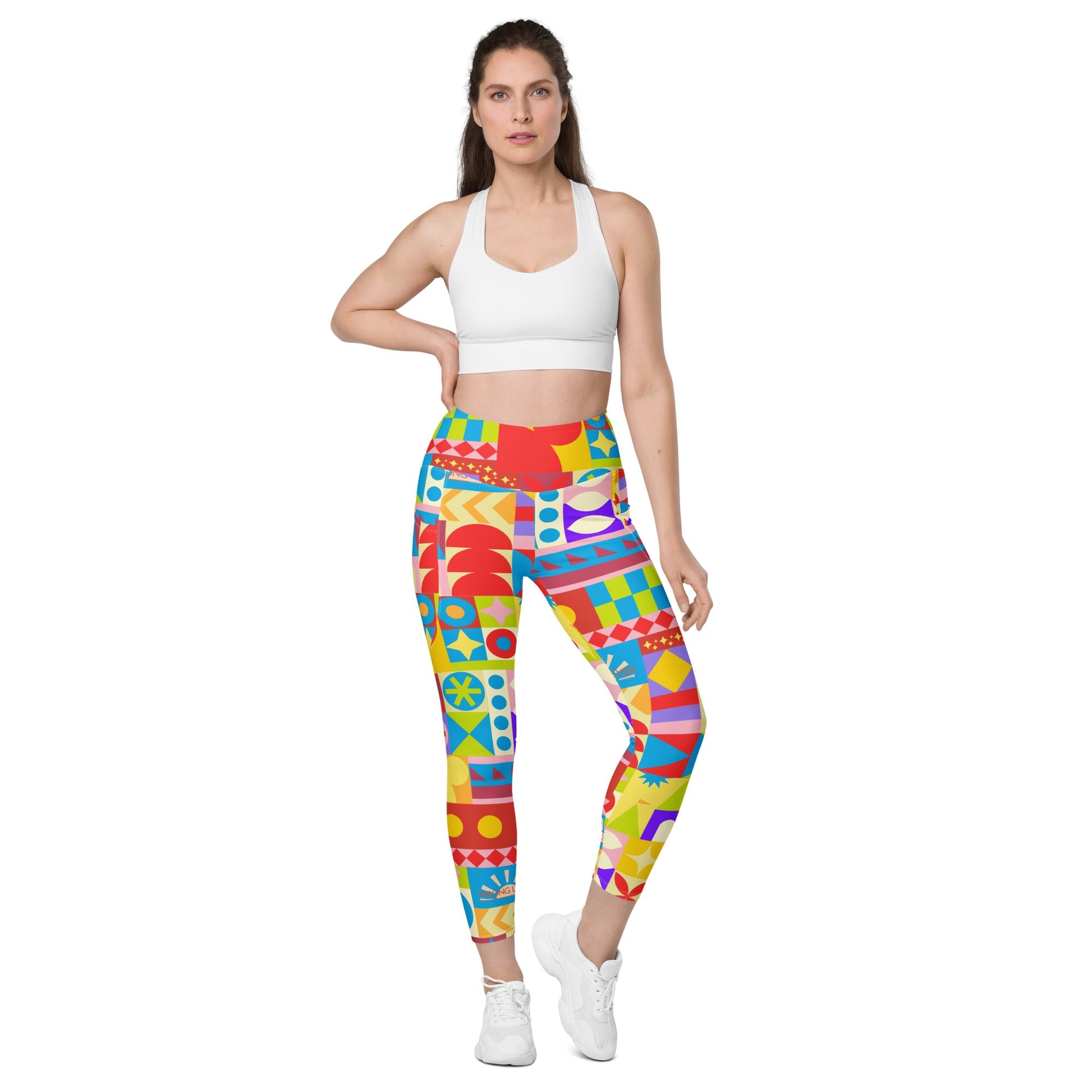 Theme Park Cup Leggings with pockets adult disneyadult leggingsWrong Lever Clothing