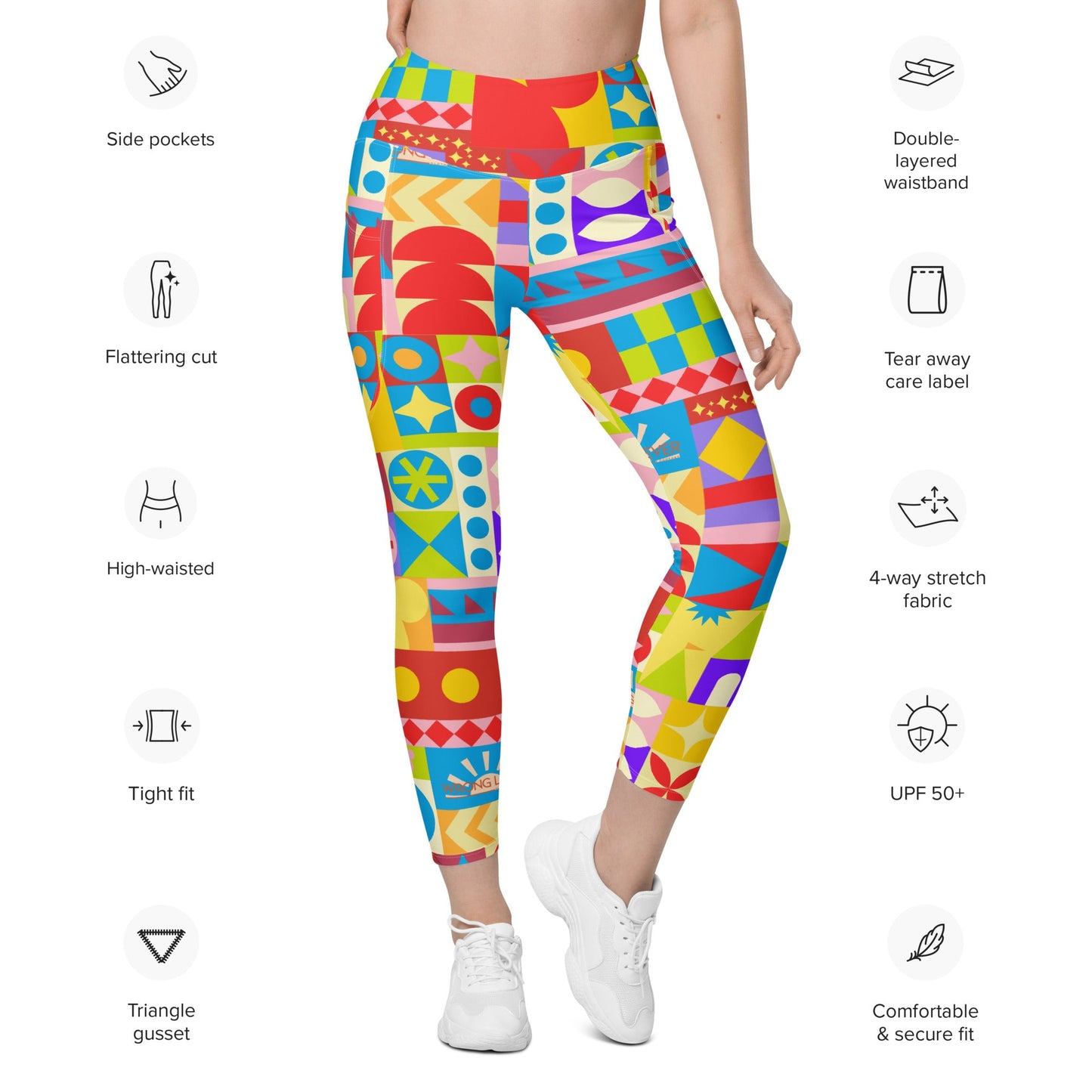 Theme Park Cup Leggings with pockets adult disneyadult leggingsWrong Lever Clothing