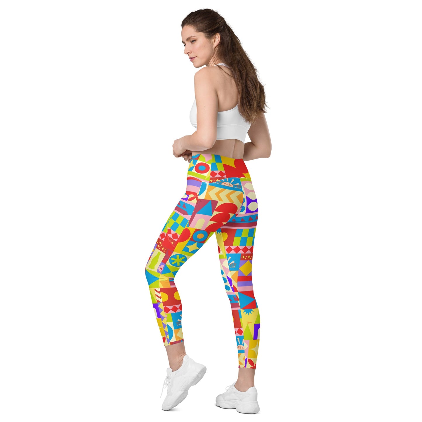 Theme Park Cup Leggings with pockets adult disneyadult leggingsWrong Lever Clothing