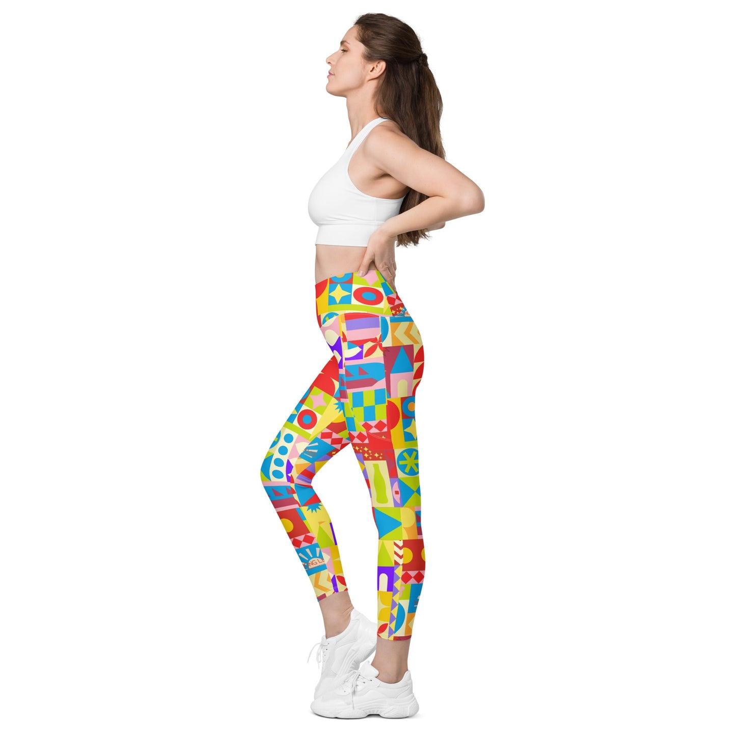 Theme Park Cup Leggings with pockets adult disneyadult leggingsWrong Lever Clothing