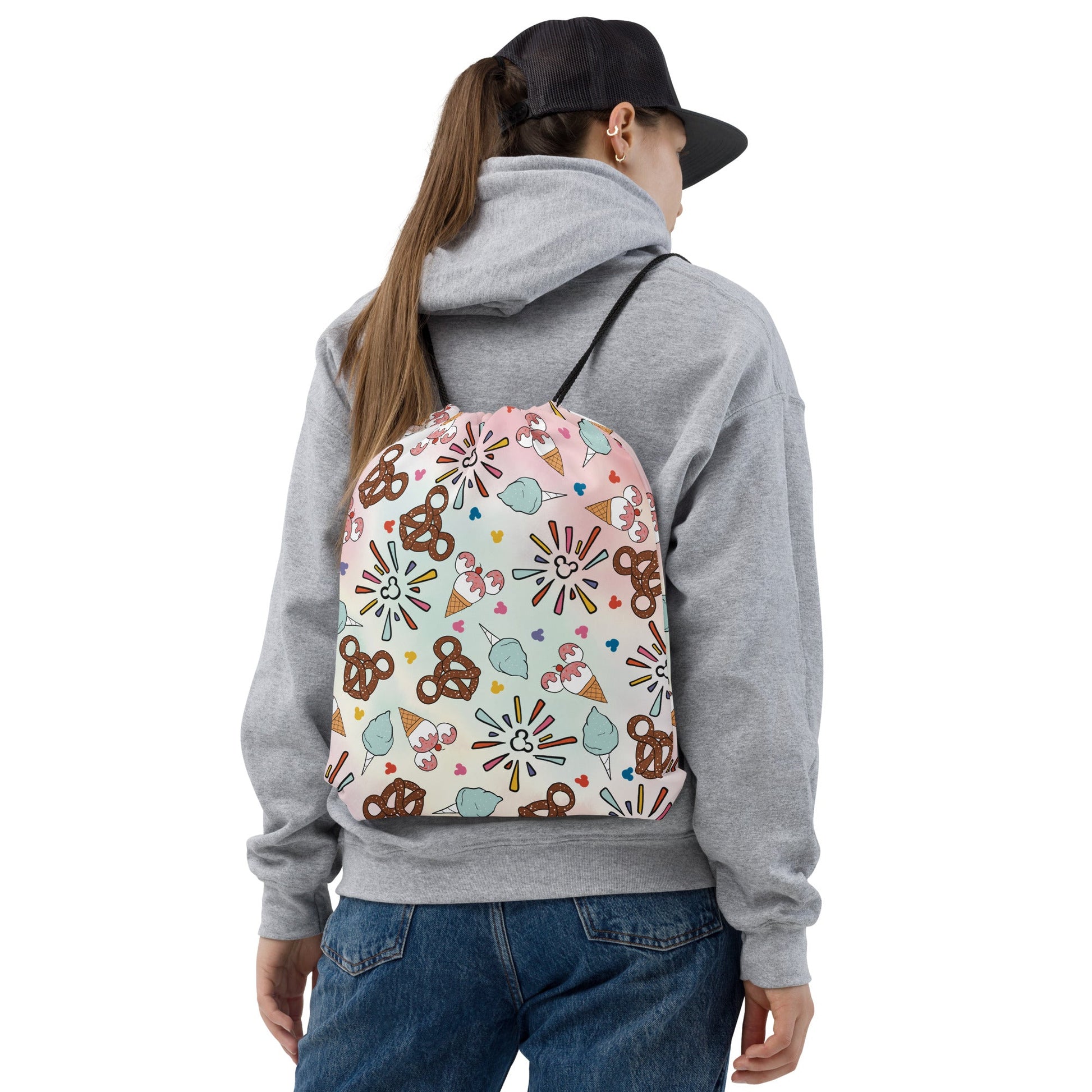 Trip Snacks Drawstring bag happiness is addictiveWrong Lever Clothing