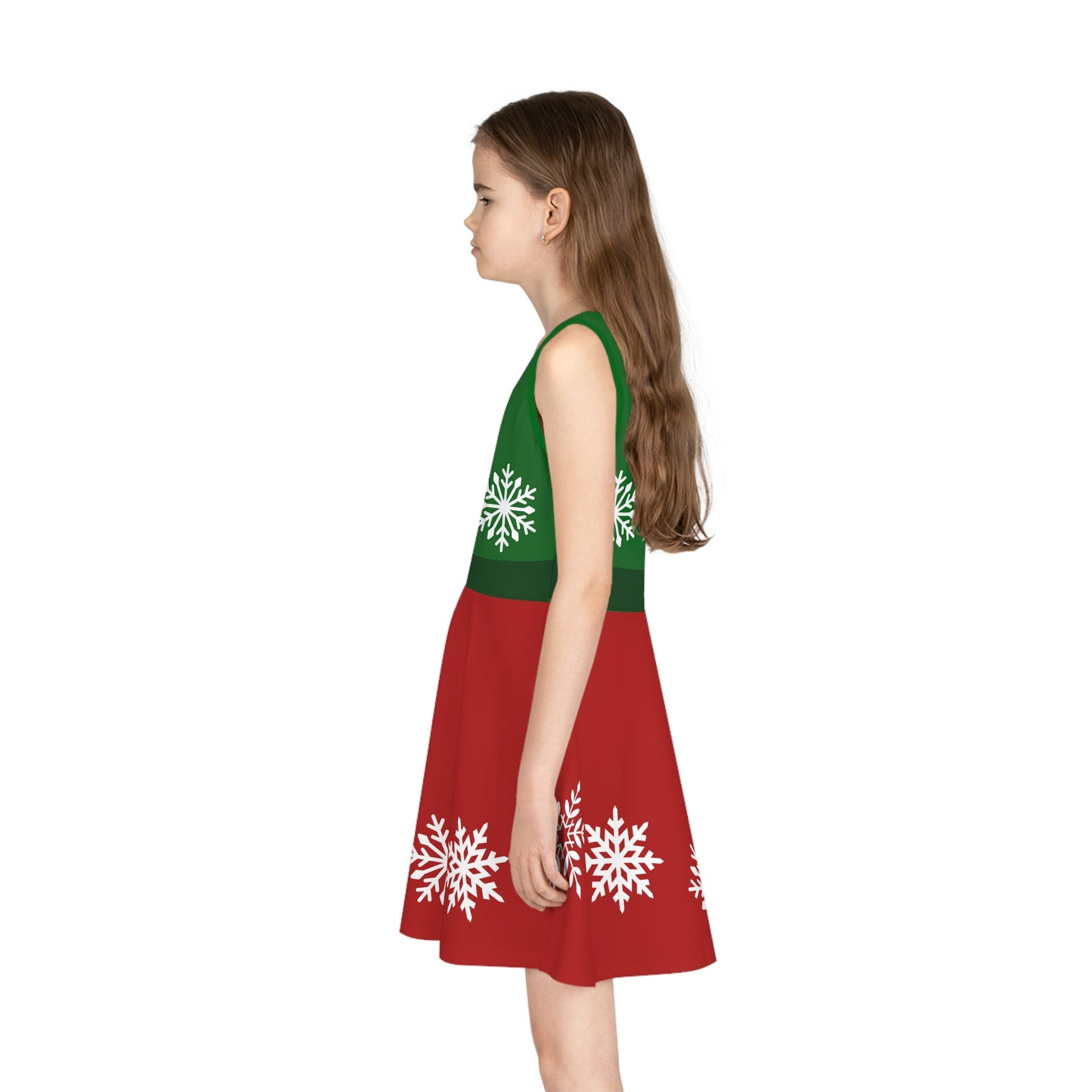 Very Merry Girls' Sleeveless Sundress All Over PrintAOPkids dressWrong Lever Clothing