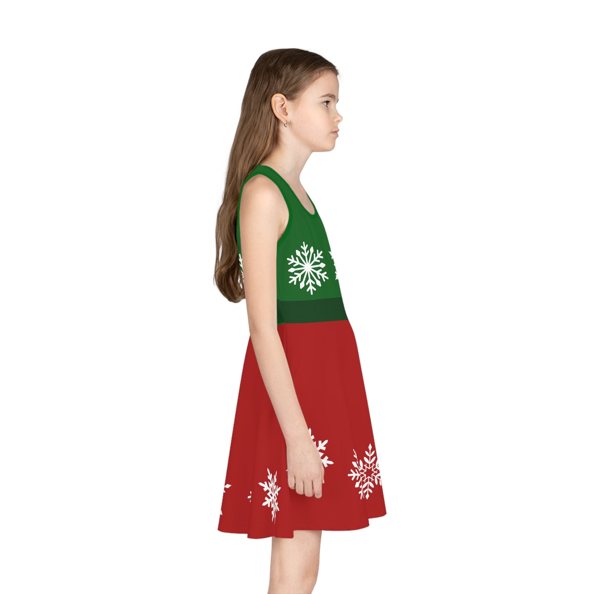 Very Merry Girls' Sleeveless Sundress All Over PrintAOPkids dressWrong Lever Clothing