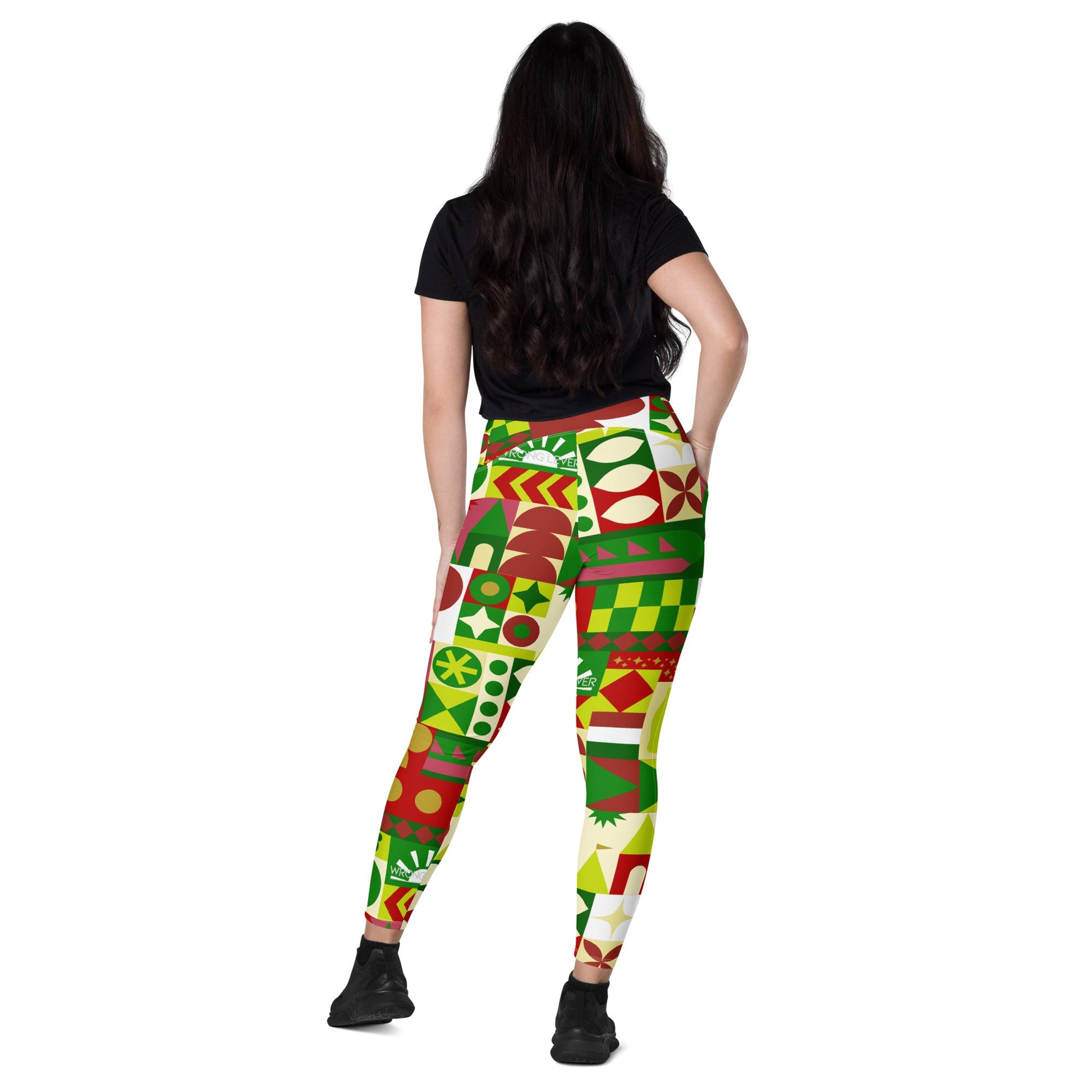 Very Merry Theme Park Cup Leggings with pockets adult disneydisney christmasWrong Lever Clothing