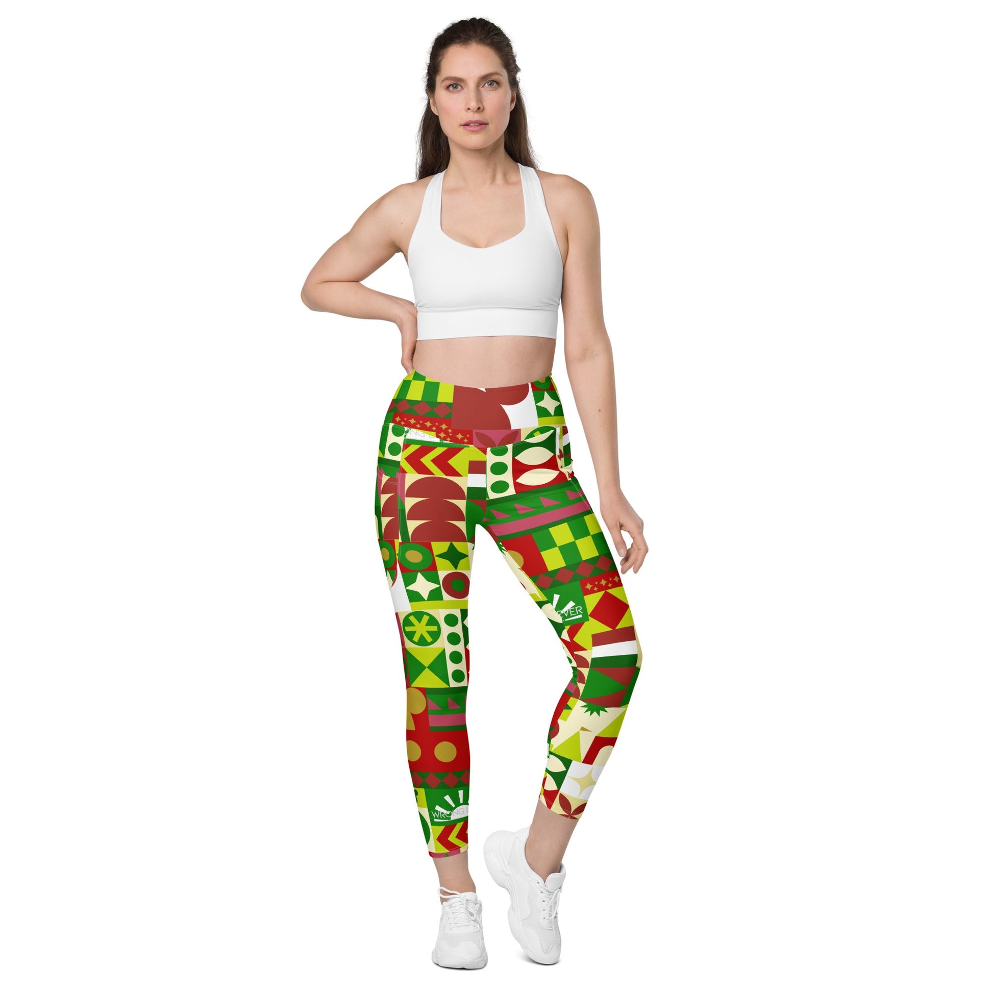 Very Merry Theme Park Cup Leggings with pockets adult disneydisney christmasWrong Lever Clothing