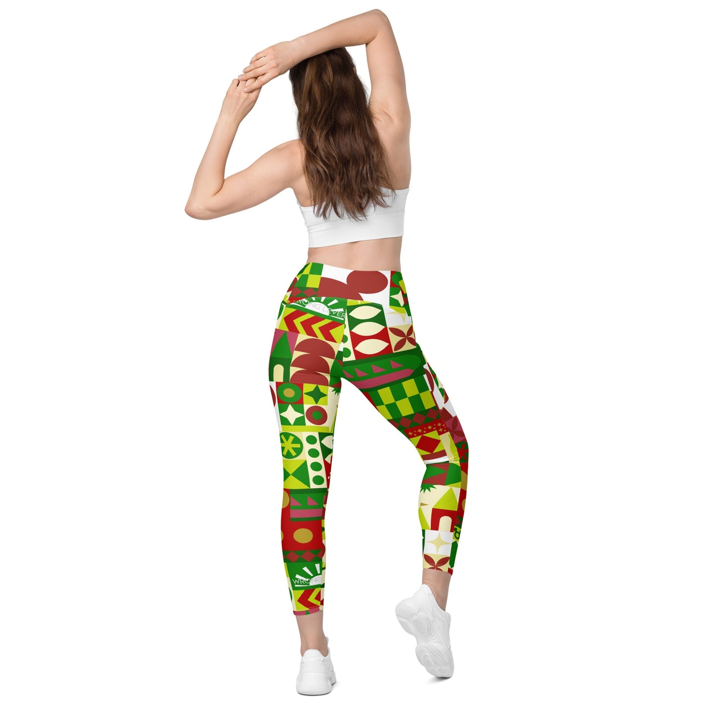 Very Merry Theme Park Cup Leggings with pockets adult disneydisney christmasWrong Lever Clothing