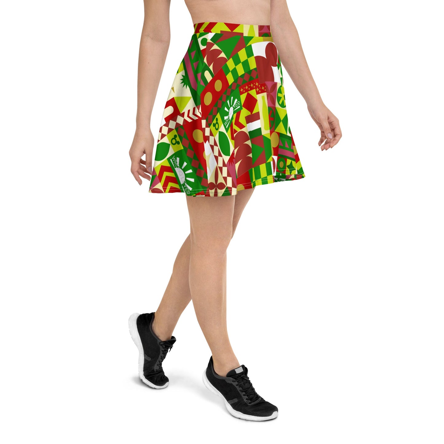 Very Merry Theme Park Cup Skater Skirt adult disneydisney christmasWrong Lever Clothing