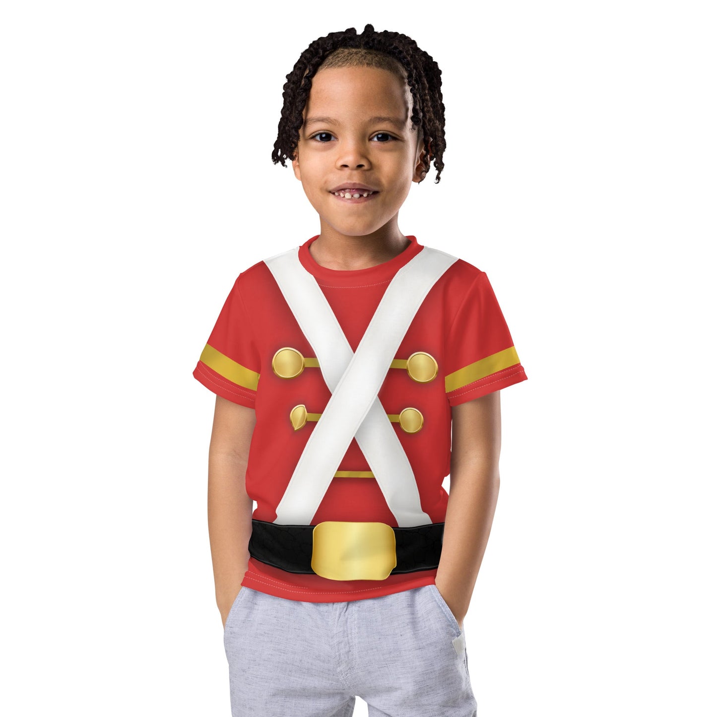 Very Merry Toy Soldier Kids crew neck t-shirt christmas topdisney cosplayKids T-ShirtWrong Lever Clothing