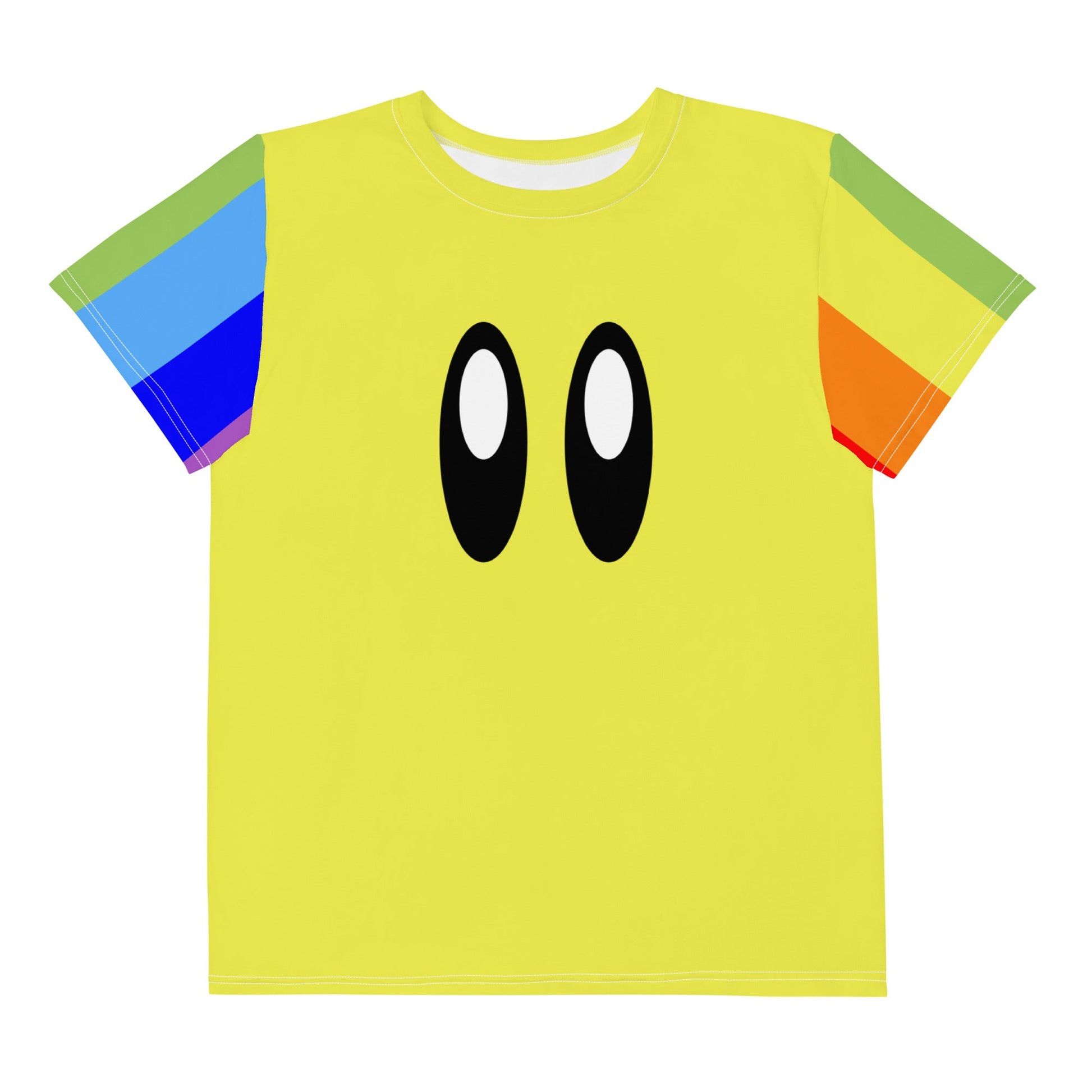 Video Game Rainbow Star Racer Youth crew neck t-shirt cosplaycosplay styleKids T-ShirtWrong Lever Clothing