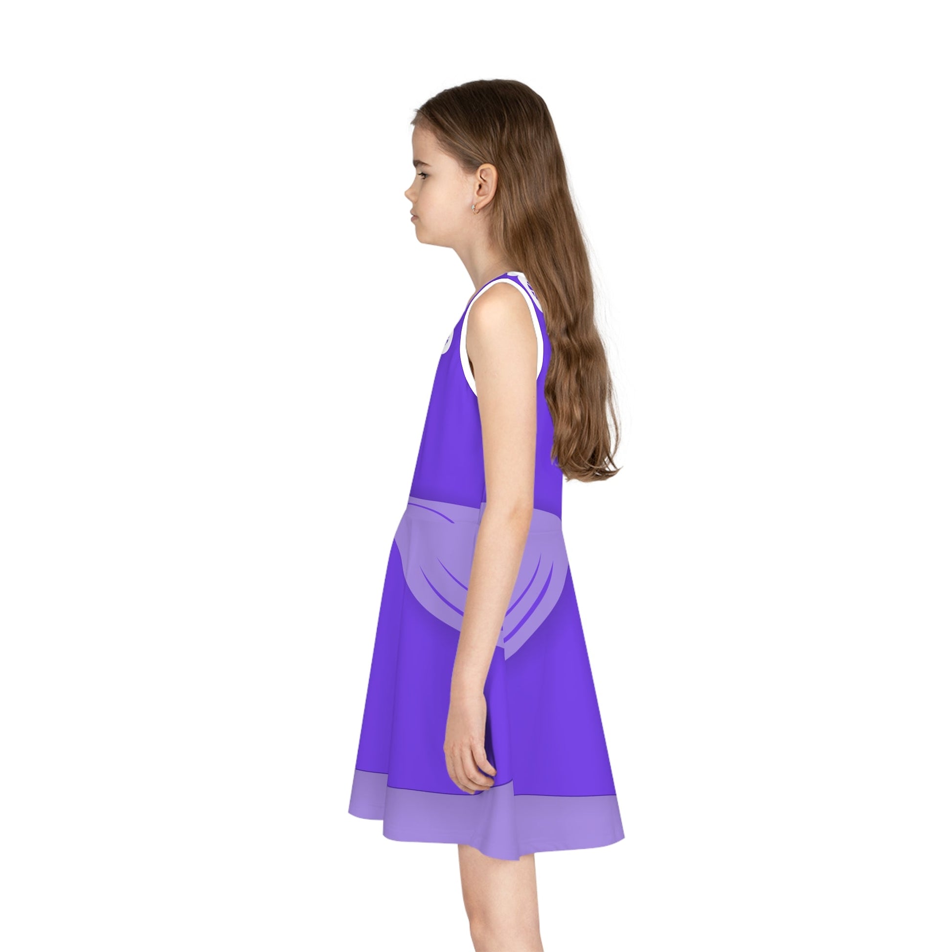 Wa - Villain Girls' Sleeveless Sundress cosplay dressKidsAll Over PrintsWrong Lever Clothing