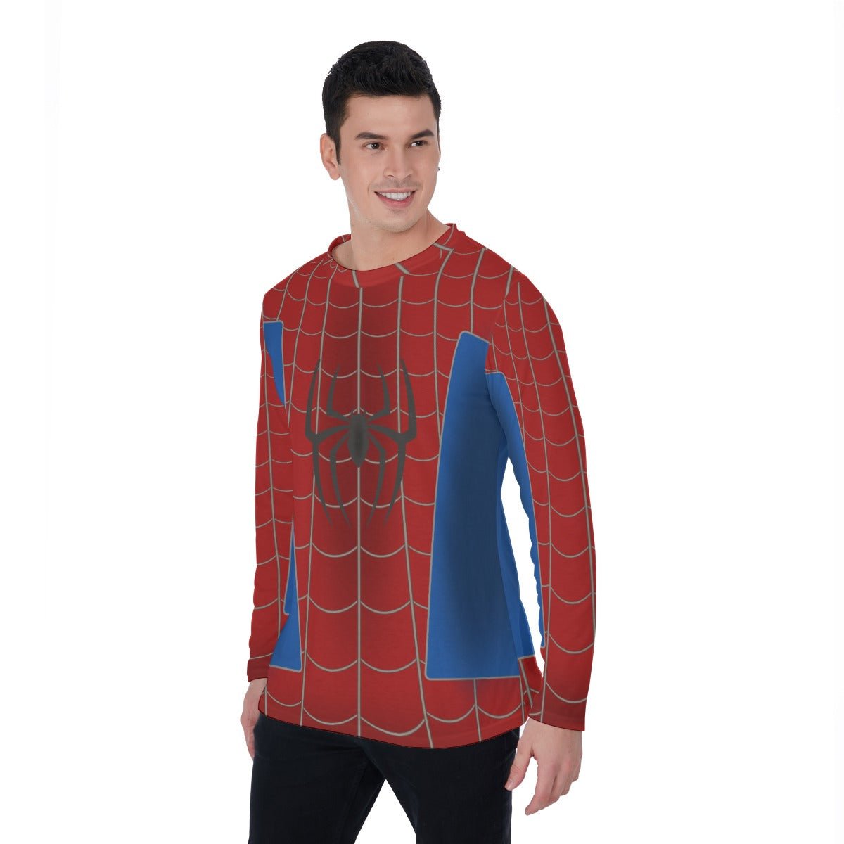 Web Slinger Inspired Red & Blue Long Sleeve Top a new daycosplayWrong Lever Clothing