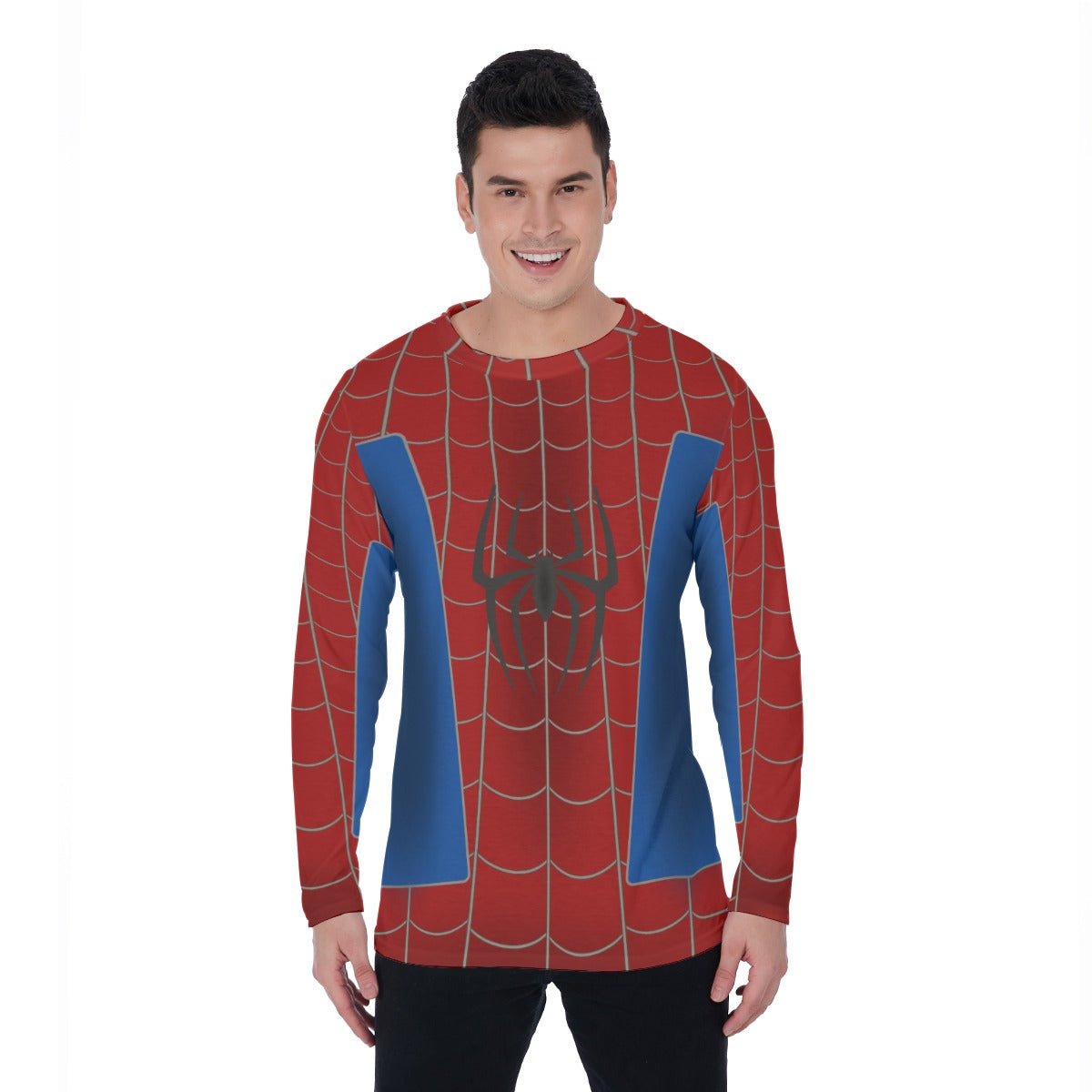 Web Slinger Inspired Red & Blue Long Sleeve Top a new daycosplayWrong Lever Clothing