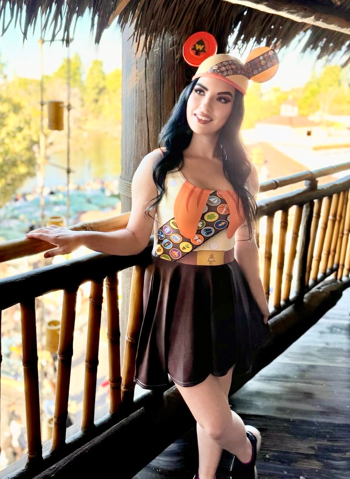 Wilderness Scout Skater Dress adult costumeanimal kingdomSkater DressWrong Lever Clothing