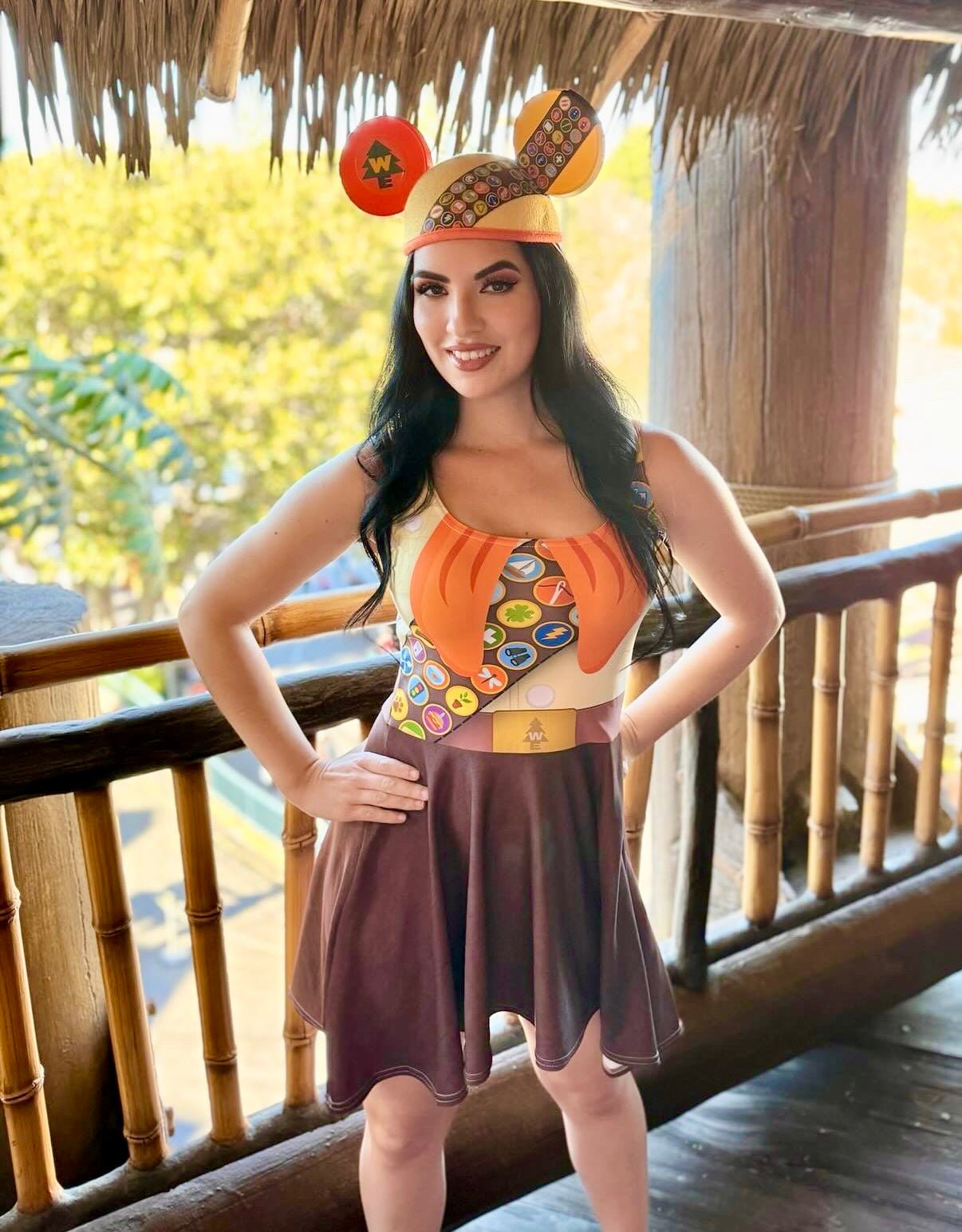 Wilderness Scout Skater Dress adult costumeanimal kingdomSkater DressWrong Lever Clothing
