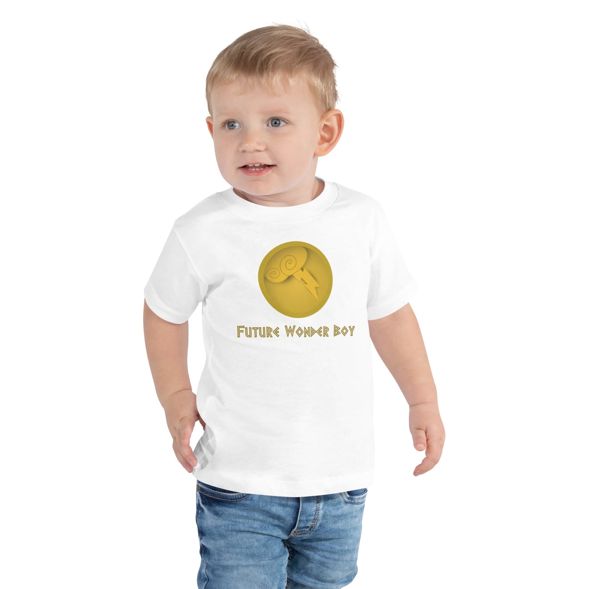 Wonder Boy Toddler Short Sleeve Tee 90s herculesbaby shower giftWrong Lever Clothing