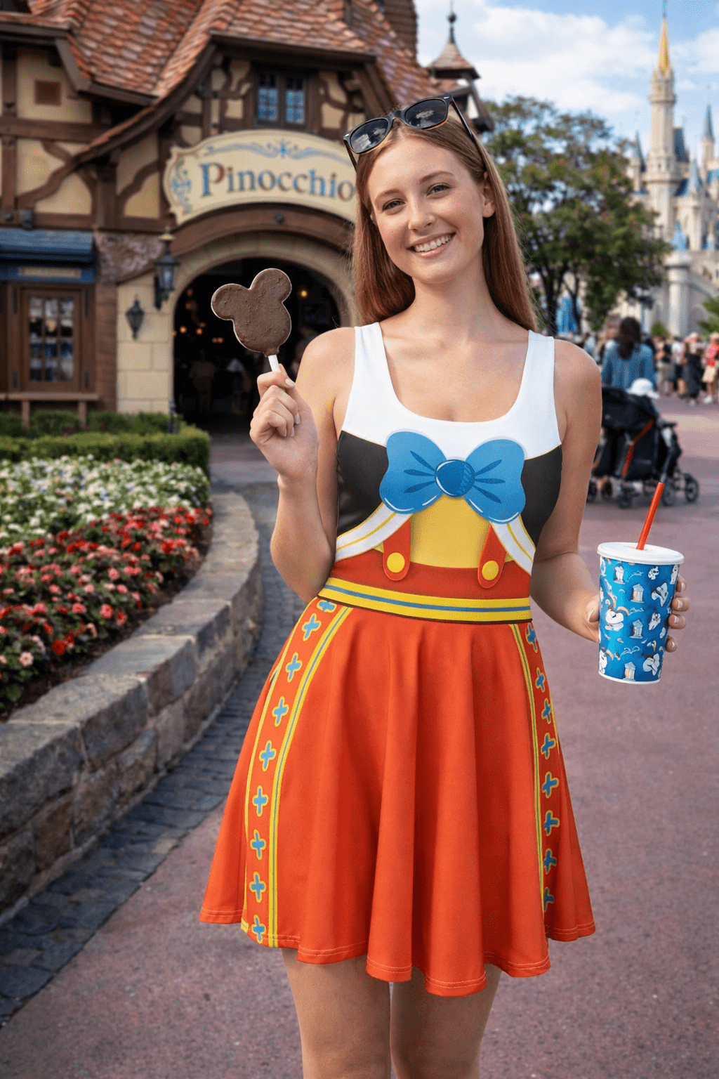 Woodland Puppet Storybook Skater Dress | Fairytale Disneybound Dress classic disneydisney adultWrong Lever Clothing