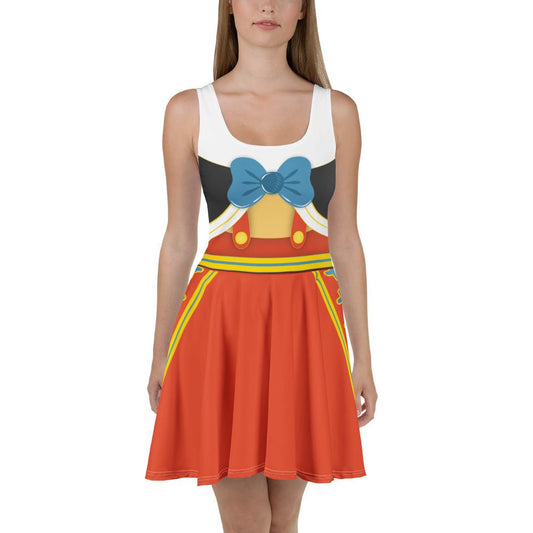 Woodland Puppet Storybook Skater Dress | Fairytale Disneybound Dress classic disneydisney adultWrong Lever Clothing