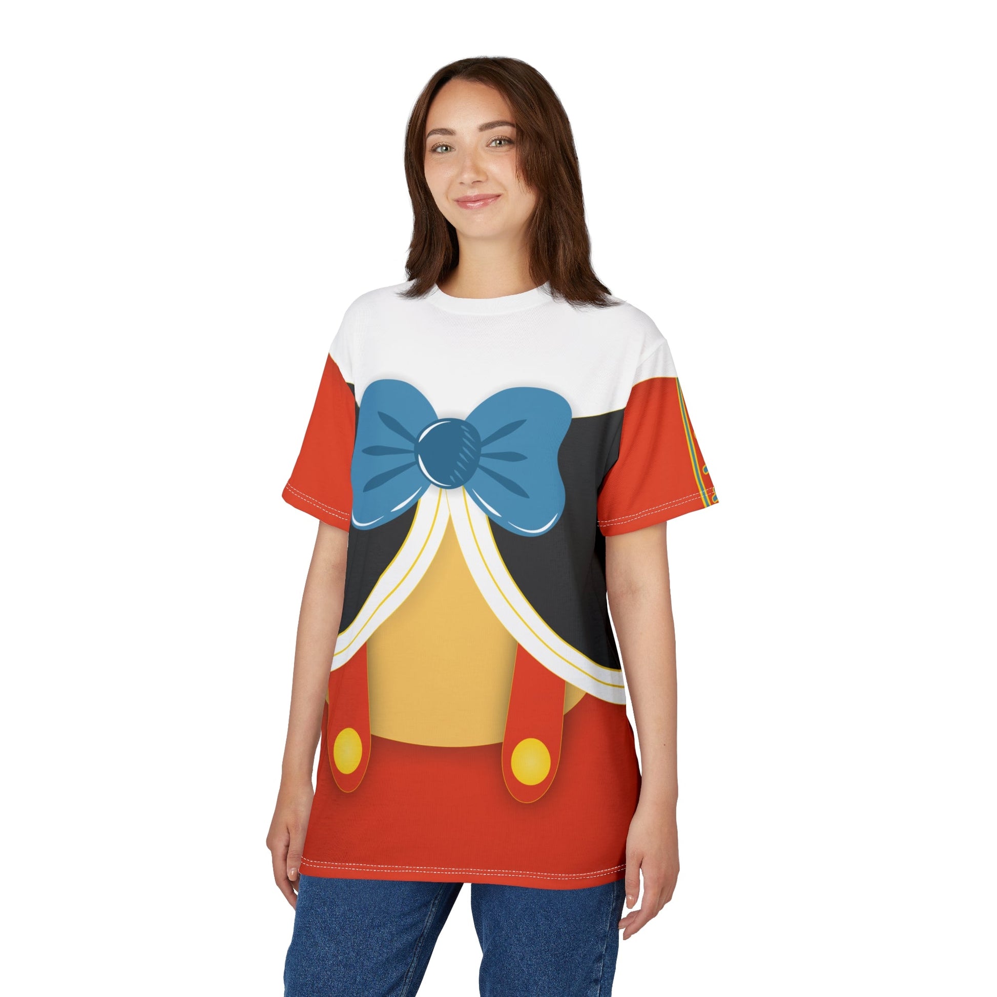 Woodland Puppet Storybook Unisex Top | Whimsical Puppet - Inspired Shirt | Fairytale Bounding Outfit cosplaydad costumeAll Over PrintsWrong Lever Clothing