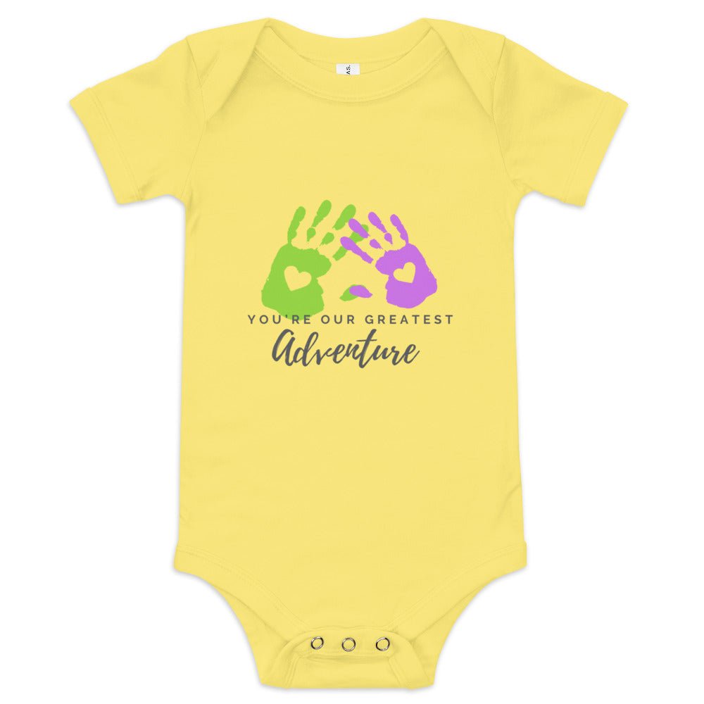 Adventure Baby short sleeve one piece adventure babybaby giftLittle Lady Shay Boutique