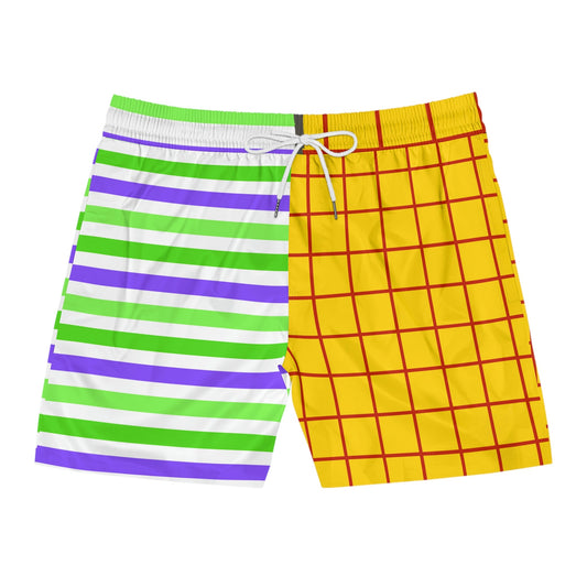 Andy's toys Men's Mid-Length Swim Shorts All Over PrintAOPAOP Clothing#tag4##tag5##tag6#