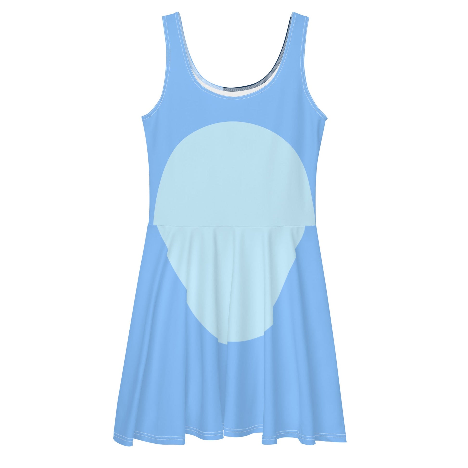 Blue Dog Skater Dress- Running Costume, Cosplay, Bounding Australian cartoon merchandisebingo blueybingo shirt#tag4##tag5##tag6#