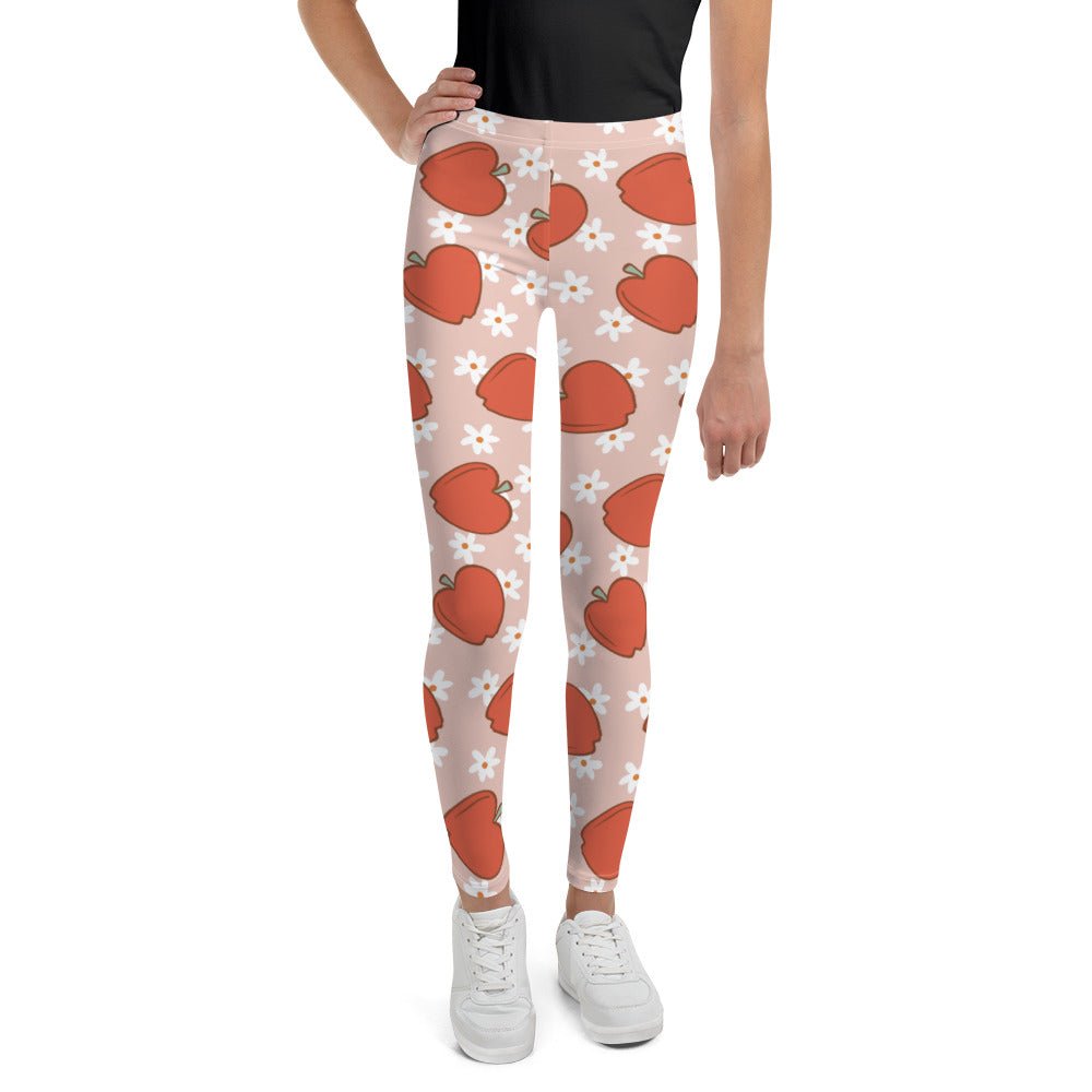 Boho Apple Youth Leggings happiness is addictive#tag4##tag5##tag6#