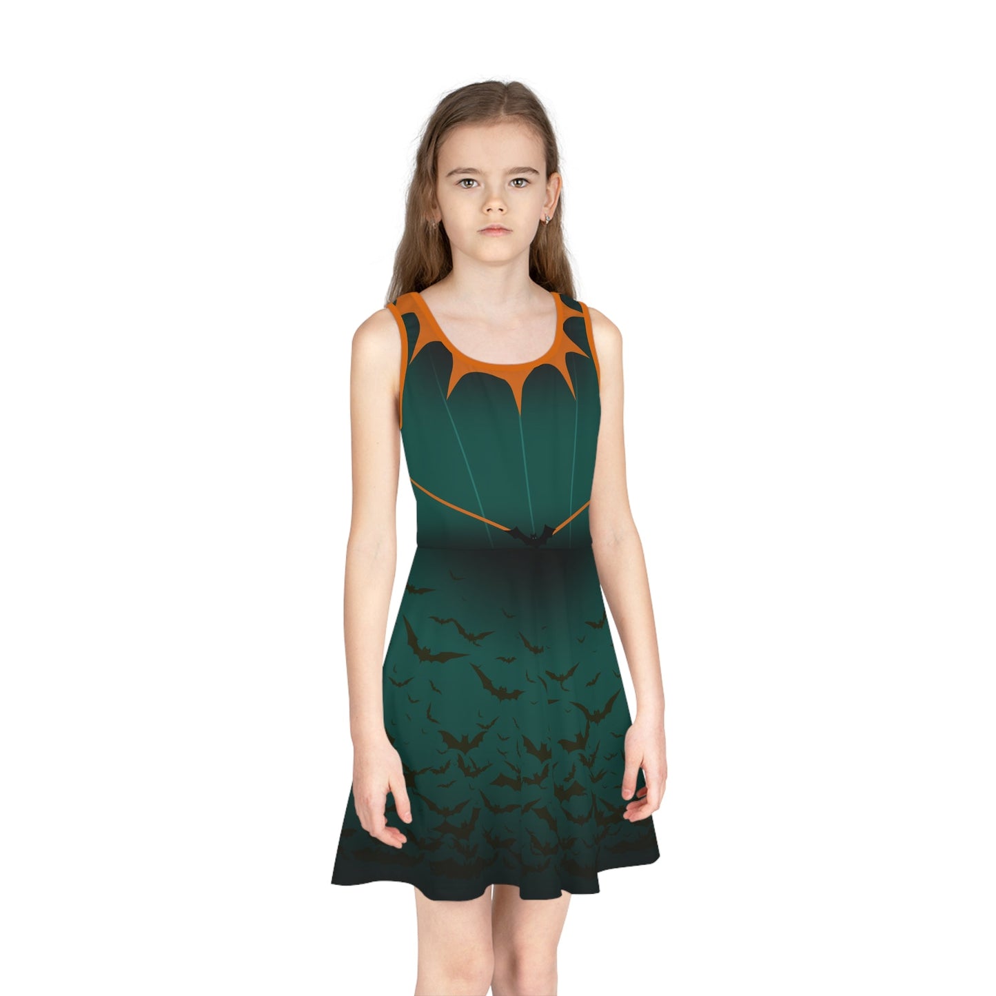 Boogie Bash Girls' Sleeveless Sundress All Over PrintAOPAOP Clothing#tag4##tag5##tag6#