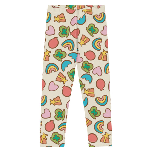Bright Marshmallow Kid&#39;s Leggings happiness is addictive#tag4##tag5##tag6#
