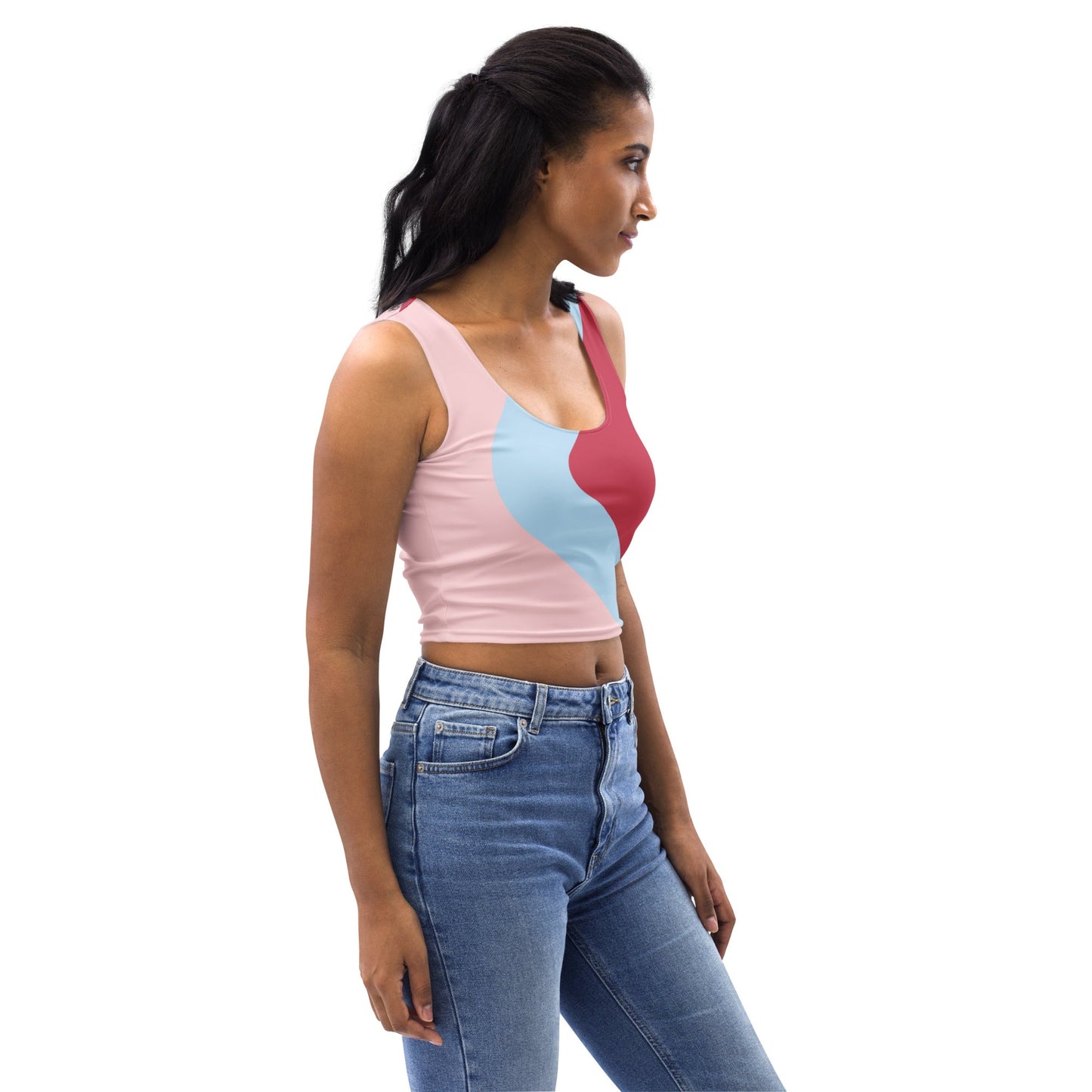 Bubblegum Wall Crop Top adult crop topbubblegum wallWrong Lever Clothing