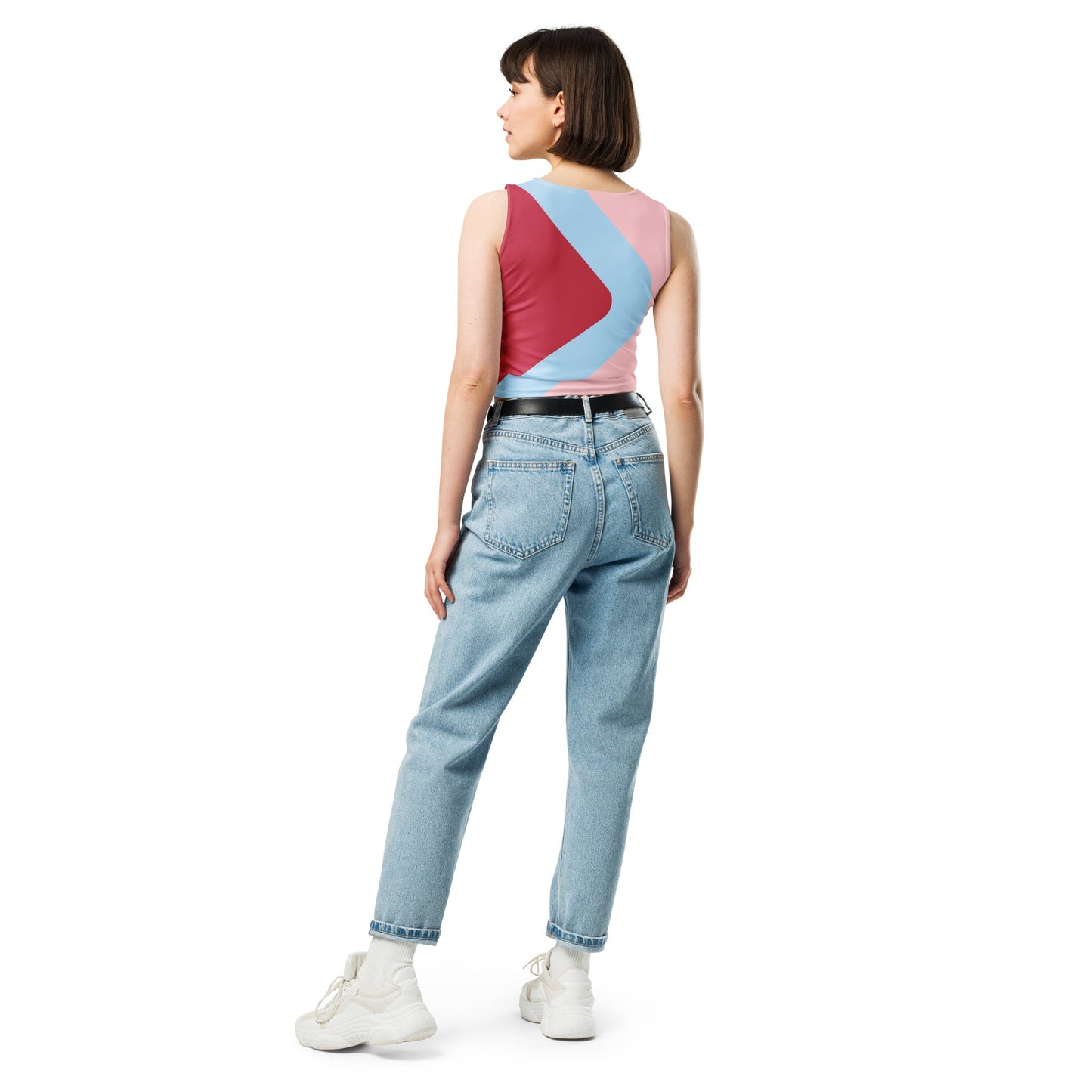 Bubblegum Wall Crop Top adult crop topbubblegum wallWrong Lever Clothing