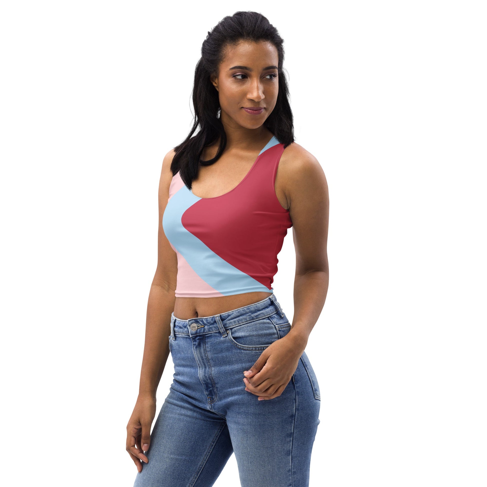 Bubblegum Wall Crop Top adult crop topbubblegum wallWrong Lever Clothing