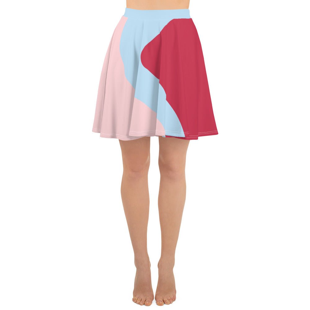 Bubblegum Wall Skater Skirt bubblegum walldisney adultWrong Lever Clothing