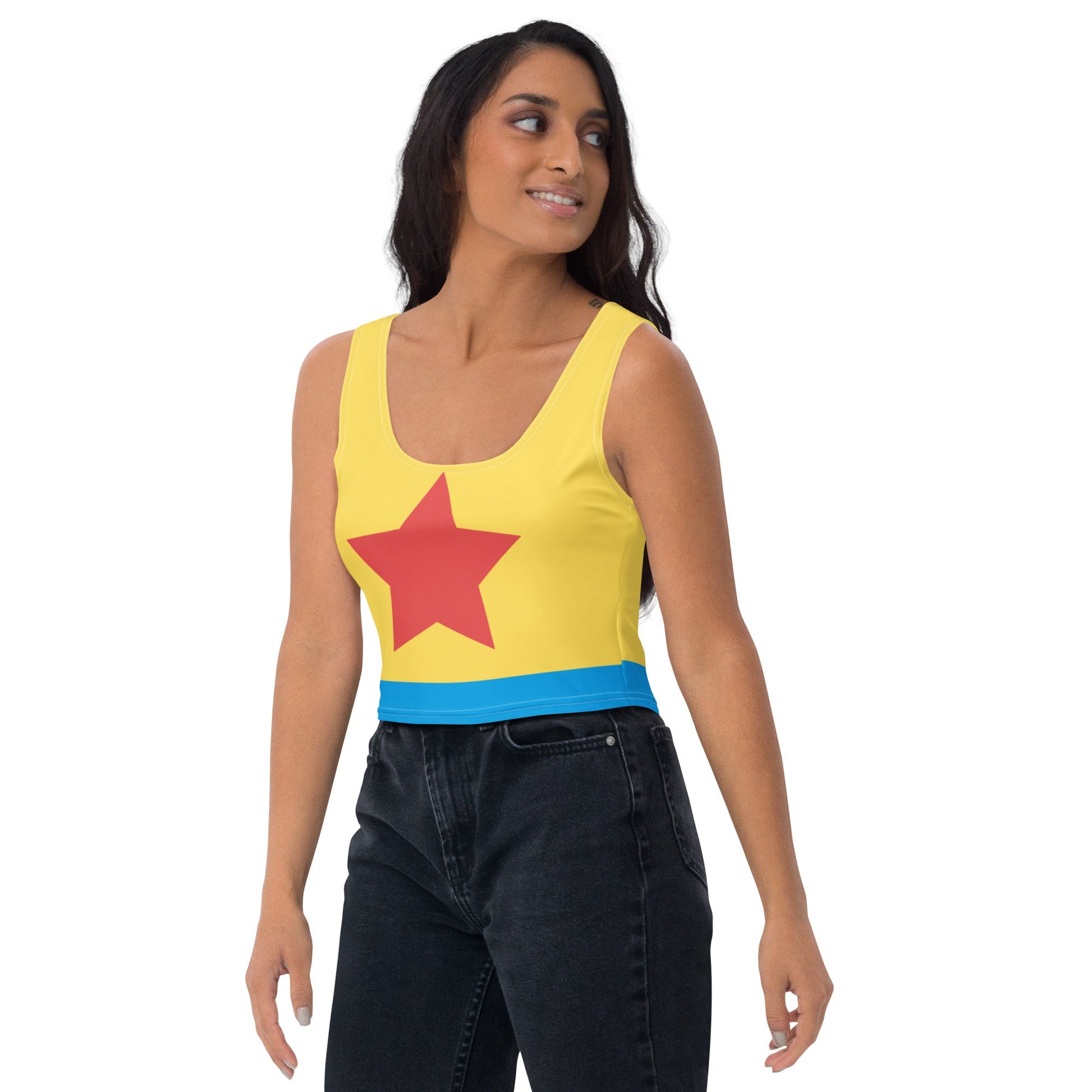 Cartoon Ball Crop Top active wearboo to youcartoon style#tag4##tag5##tag6#