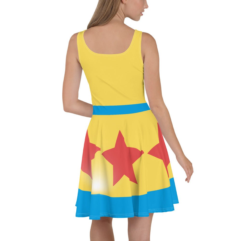 Cartoon Ball Skater Dress active wearboo to youcartoon style#tag4##tag5##tag6#