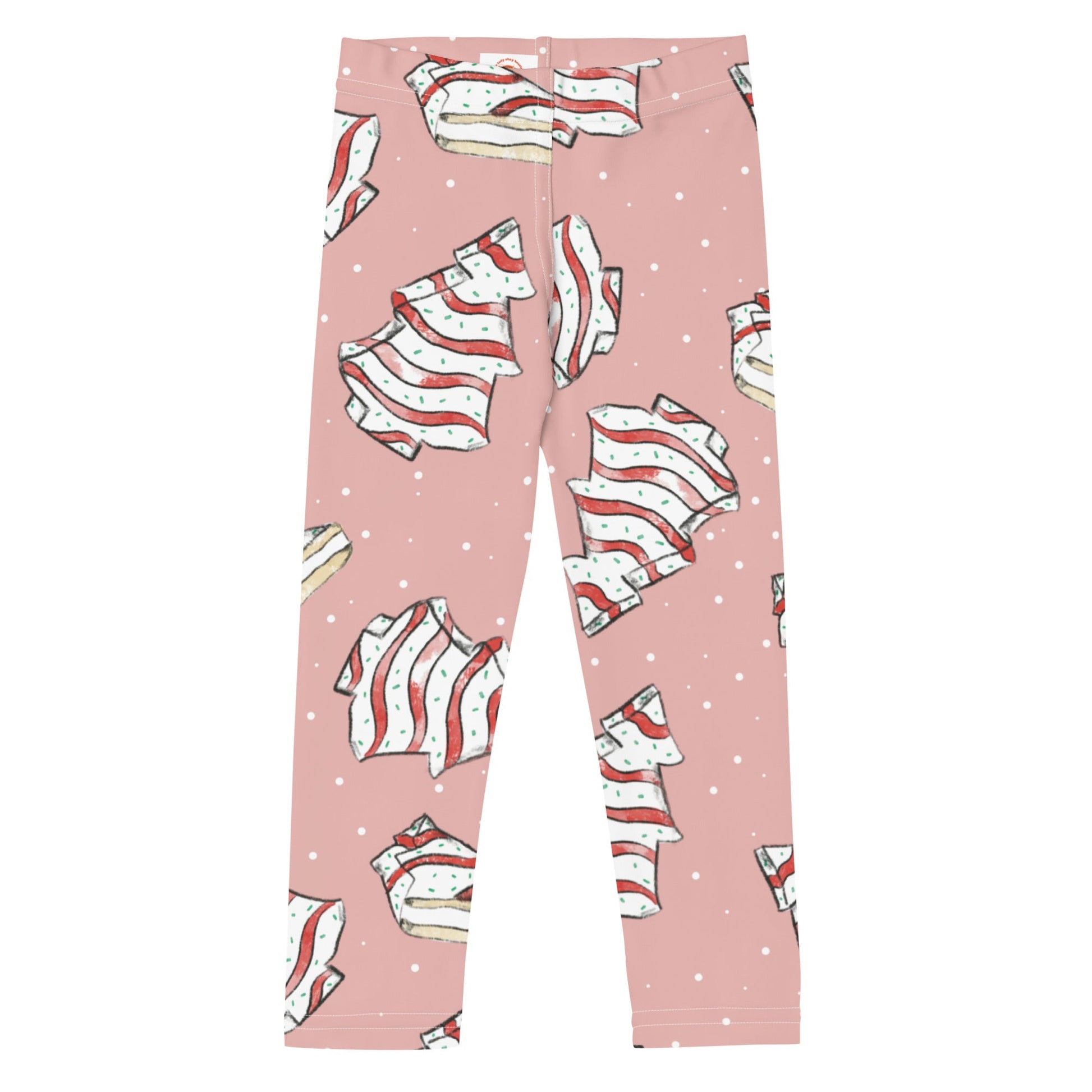 Christmas Cake Kid's Leggings cake leggingschildrens holidayLittle Lady Shay Boutique