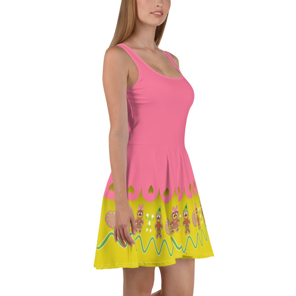 Christmas Duck Skater Dress adult disneyadult disney dresschristmas dress#tag4##tag5##tag6#