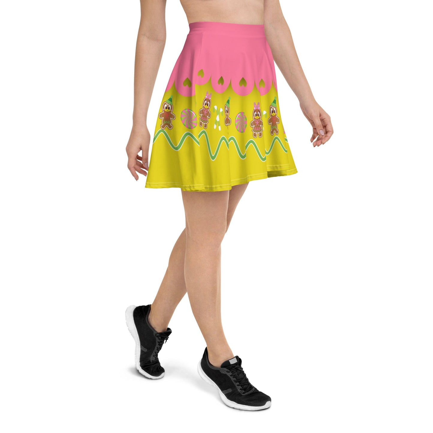 Christmas Duck Skater Skirt adult disneyadult disney dressadult disney skirt#tag4##tag5##tag6#