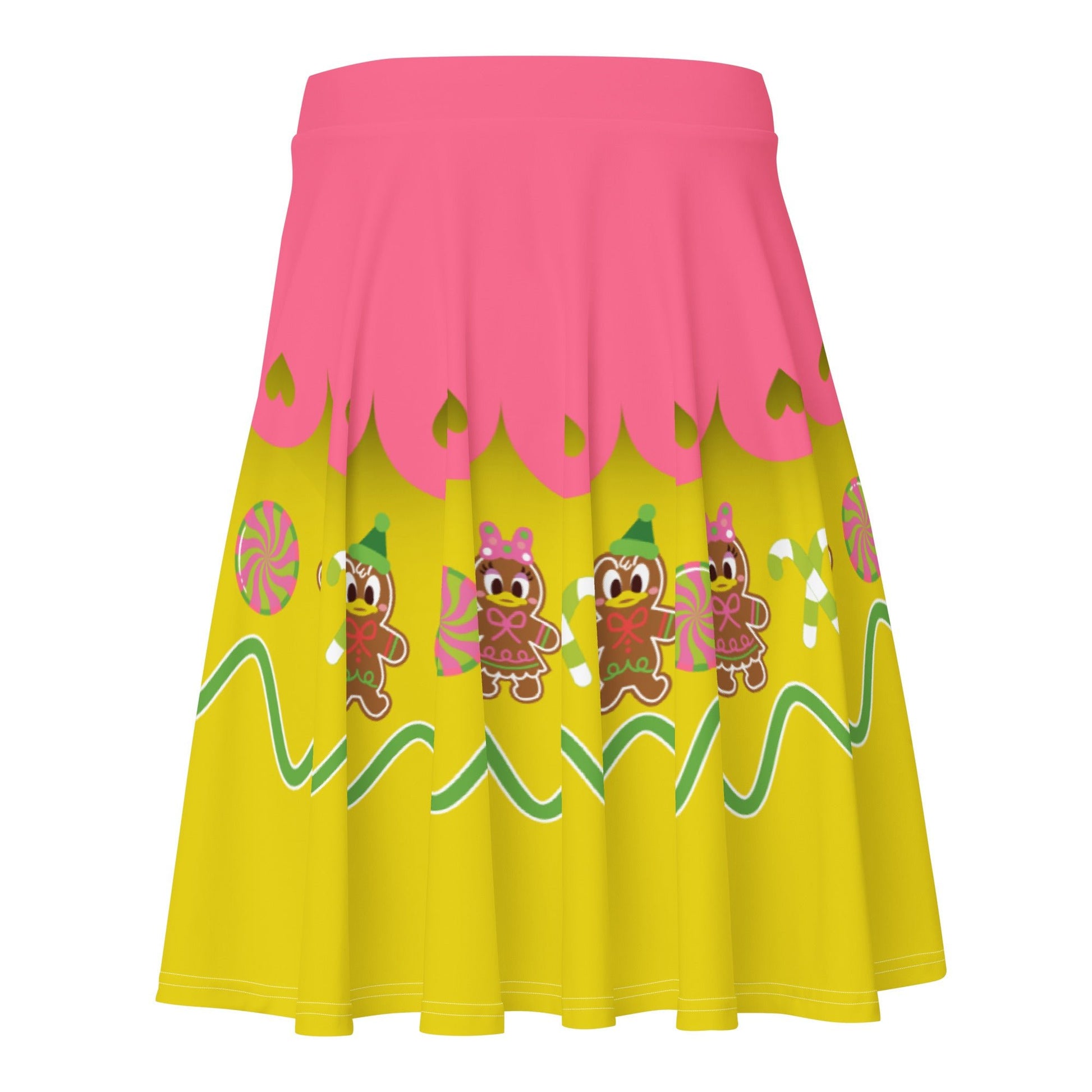 Christmas Duck Skater Skirt adult disneyadult disney dressadult disney skirt#tag4##tag5##tag6#