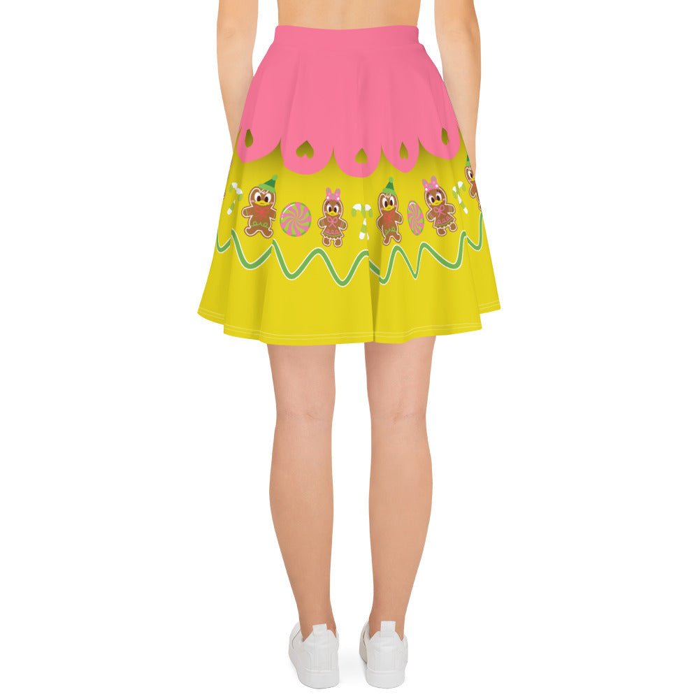 Christmas Duck Skater Skirt adult disneyadult disney dressadult disney skirt#tag4##tag5##tag6#